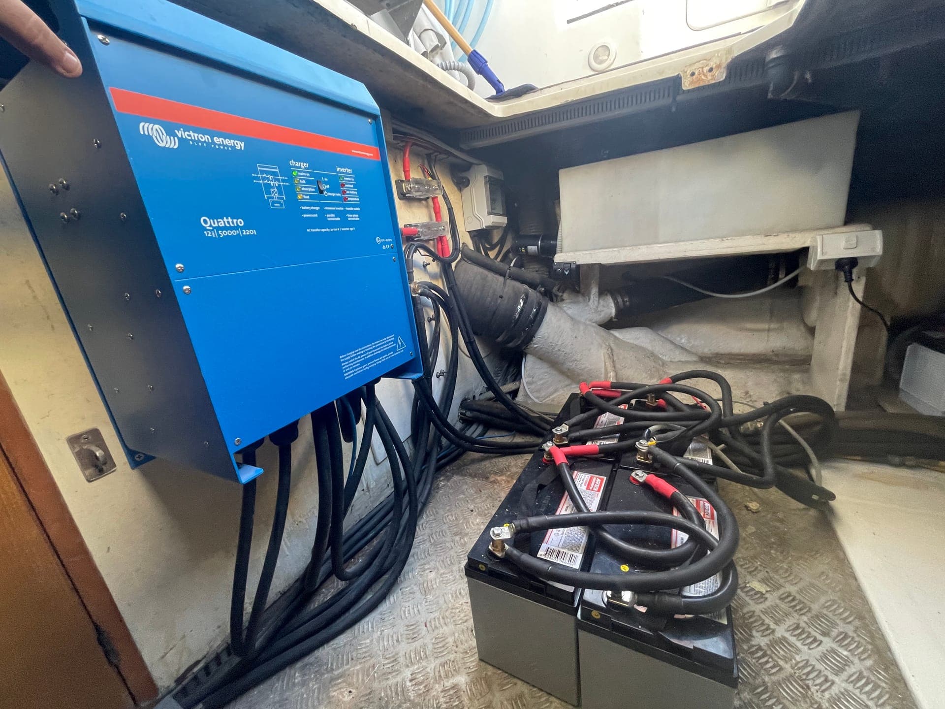 New Victron electrical system & battery bank